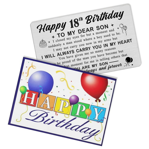 degasken-son-18th-birthday-greeting-card-men-18-year-old-birthday-gifts-for-him-wallet-card-walmart-business-supplies for Free Printable Birthday Cards For Son DEGASKEN Son 18th Birthday Greeting Card, Men 18 Year Old Birthday Gifts for Him, Wallet Card - Walmart Business Supplies for Free Printable Birthday Cards For Son