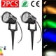 thumbnail image 2 of Matsuzay 3 * 3W LED Césped Jardín Luz de inundación Patio Patio Camino Proyector Lámpara Impermeable Azul AC 85-265V Iluminación y accesorios Matsuzay HA024174-00, 2 of 6