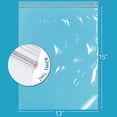 thumbnail image 2 of GPI 13” x 15” Reclosable Ziplock Bag 2 Mil Jumbo Clear Zipper Bags for Household & Packaging,1000-Pack, 2 of 6