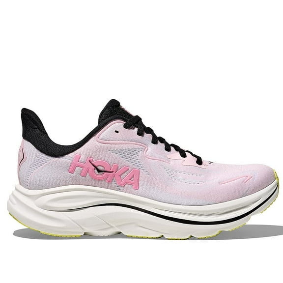 HOKA Clifton 10 Womens Shoes Size 9.5, Color: Carnation/Starlight Glow