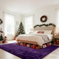 thumbnail image 2 of Shag Area Rugs for Bedroom Living Room,4X6 Ultra Soft Purple Fluffy Area Rugs for Dorm, Indoor Carpet Nursery Rugs for Kids Girls Room Home Decor,Purple, 2 of 18