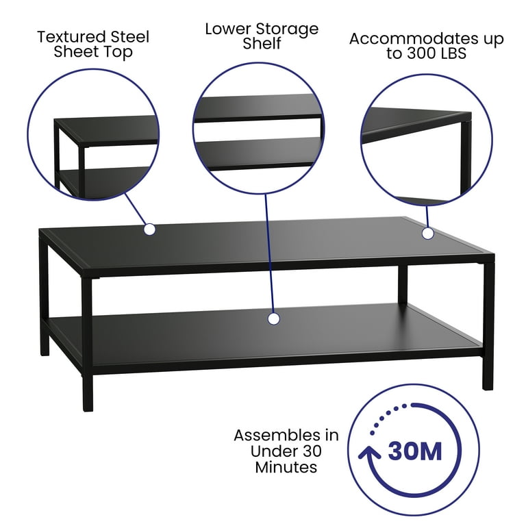 Brock coffee table with storage deals