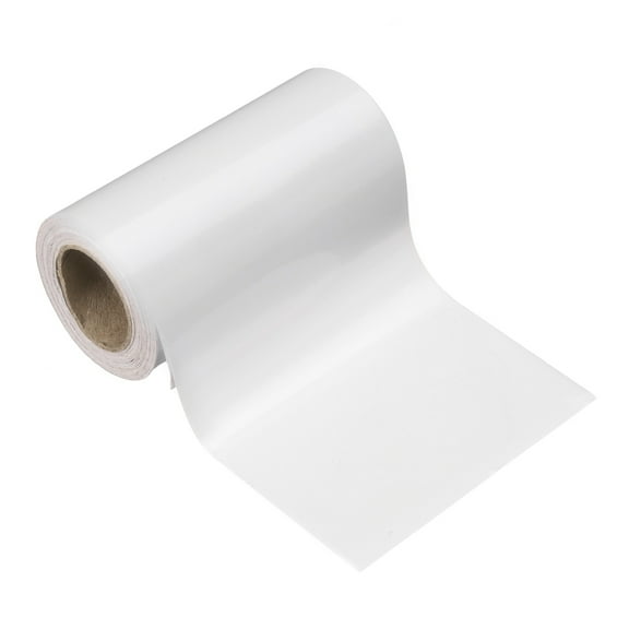 Uxcell Wood Grain Wallpaper Border 4" x 16.4ft Textured Frame Sticker, Light White