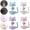 thumbnail image 2 of 26-27 Cat Cool Mist Humidifier 3 In 1 Polyme Water Mist Mode Auto Shut-off Baby Humidifier With 6 Color Led Lights, 2 of 4