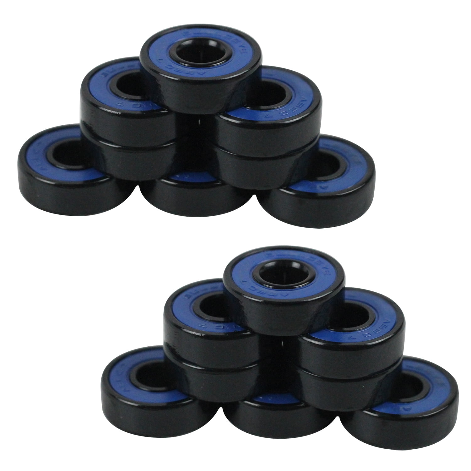 16 pieces  per lot Toned Skateboard Bearings Two FLASH ABEC-3 