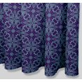 thumbnail image 6 of S4Sassy Purple Floral Damask Bathroom Decor Shower Waterproof Curtain Drapes Resistant-60 x 84 Inch, 6 of 6