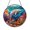 Acrylic 3.5 Inch, variant on Ocean Dugong Ocean Suncatcher Hanging Round Present Item Plaque Art