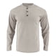 thumbnail image 5 of pstuiky manga larga de hombre, Camiseta de pana con botones, cuello redondo y manga larga de color liso para hombre top de hombre xxl, 5 of 8