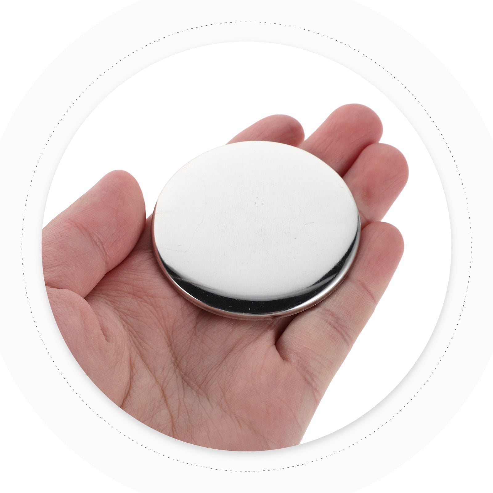 OUNONA 200Sets Round Metal Badge Pin Button Kit for DIY Use with Sturdy White Button Parts