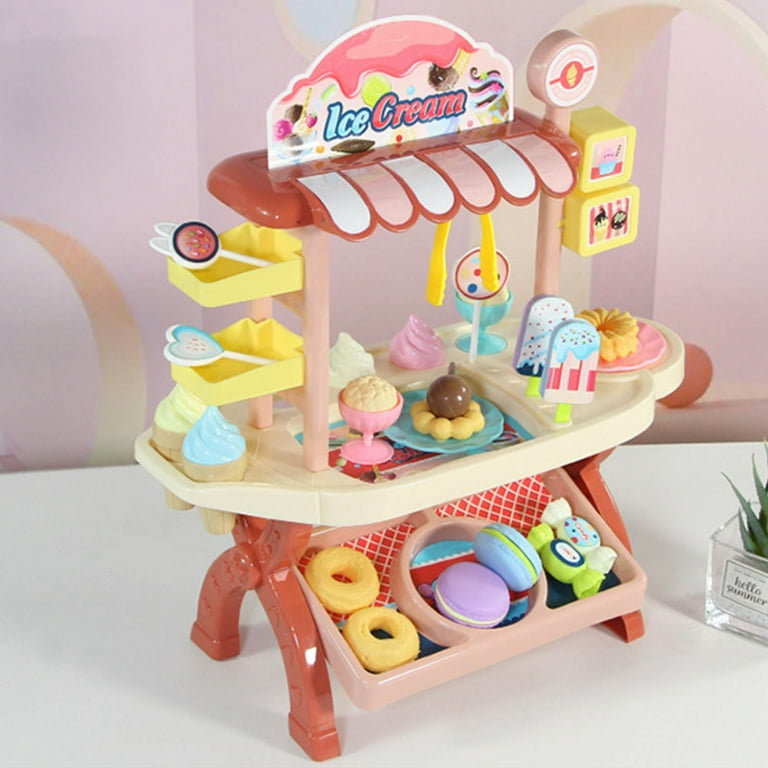 Toy Set Ice Cream Stand Playset Battat Play Ice Cream Stand Toys