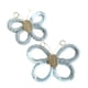 thumbnail image 5 of 2 piezas de decoración de pared con mariposas, artesanías, decoración de pared bohemia para oficina y dormitorio. Azul, 5 of 9