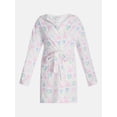 thumbnail image 5 of No Boundaries Terry Hooded Robe, Women’s and Women’s Plus S-3X, 5 of 5