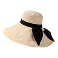 thumbnail image 5 of CHENge Women's Organza Cloche Bowler Hat Derby Fascinator for Tea Party Bridal Wedding Hats Summer Sun Cap, 5 of 8