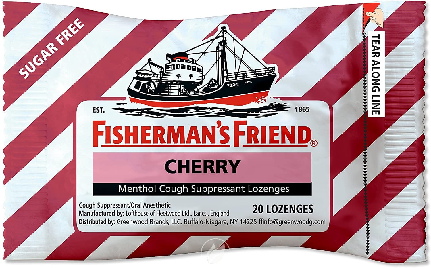 (48 Pack) Cough Drops by Fisherman's Friend, Cough Suppressant and Sore