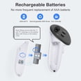 thumbnail image 5 of RGB Charging Dock for Oculus/Meta Quest 3S, VR Headset and Controller Fast Charger Base,Wall Mount Charging Stand for Meta Quest 3S Accessories with 2 Rechergeable,Dual-Use, 5 of 9
