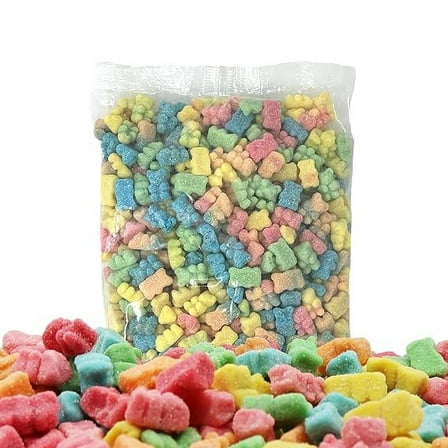 Halal Sour Neon Bears Gummy Candy, Halal 5lb Bulk Candy Bag, Mouth Watering Sour Gummy Candy, Assorted Fruit Flavors Gummies, Tasty Halal Gummies & Candy Gift Party Size for All Occasions