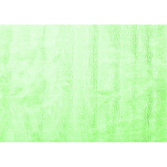 Ahgly Company Indoor Rectangle Solid Green Modern Area Rugs, 8' x 12'