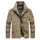 thumbnail image 2 of Chaquetas de primavera y otoño para hombre, abrigos, chaqueta militar ajustada, chaqueta impermeable para hombre, chaqueta de senderismo para exteriores, chaqueta cortavientos para hombre, 2 of 5