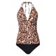 thumbnail image 4 of MKLEKYY Trajes De Baño Hombre Natacion Womens Tankini Swimsuits V Neck Tankini Tops With Bikini Bottom Two Piece Bathing Suits, 4 of 5