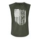 thumbnail image 4 of Summer Men's Solid Color Printed Sweat-absorbing Breathable Shoulder Expanding Sleeveless Vest 4XL, 4 of 5