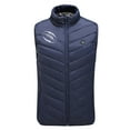 thumbnail image 5 of REORIAFEE Heating Vest Electric Heated Warm Unisex with 9 Heating Zones Heated Coat without Power Bank USB Rechargeable Washable Heating Jacket Winter Waistcoat Navy XXXXXXL, 5 of 6