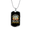 Military Chain (Gold), variant on Crypto Dad Crypto Dog Tag Necklace Stainless Steel 24" Chain Silver Tone or Gold Tone