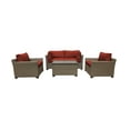 thumbnail image 2 of TK Classics Monterey Wicker 5 Piece Patio Conversation Set with Club Chair and 2 Sets of Cushion Covers, 2 of 10