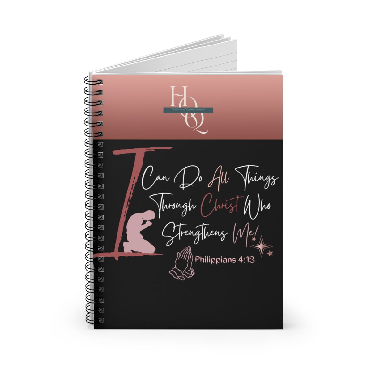 House of Qudresame Faith-Based Spiral Notebook - Ruled Line