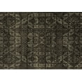 thumbnail image 1 of Ahgly Company Indoor Rectangle Abstract Brown Modern Area Rugs, 7' x 10', 1 of 4