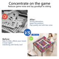 thumbnail image 3 of Classic Boho Pattern Non-Skid Mahjong Table Mat 31.5x31.5 Inch Rubber Playing Surface Reduces Noise with Anti-Slip Bottom for Card Games and Game Nights, 3 of 3