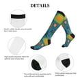 thumbnail image 5 of Rateoe Animals In Camping Compression Socks for Women and Men 20-30mmHg-Circulation Support Socks Knee High Nurse Pregnant Running Medical and Travel Athletic, 5 of 7