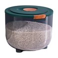 thumbnail image 1 of Boîte de Stockage de Riz Étanche à l'Humidité Bonne Étanchéité Conteneur de Grains Alimentaires Seau à Riz Outil de Cuisine, 1 of 12