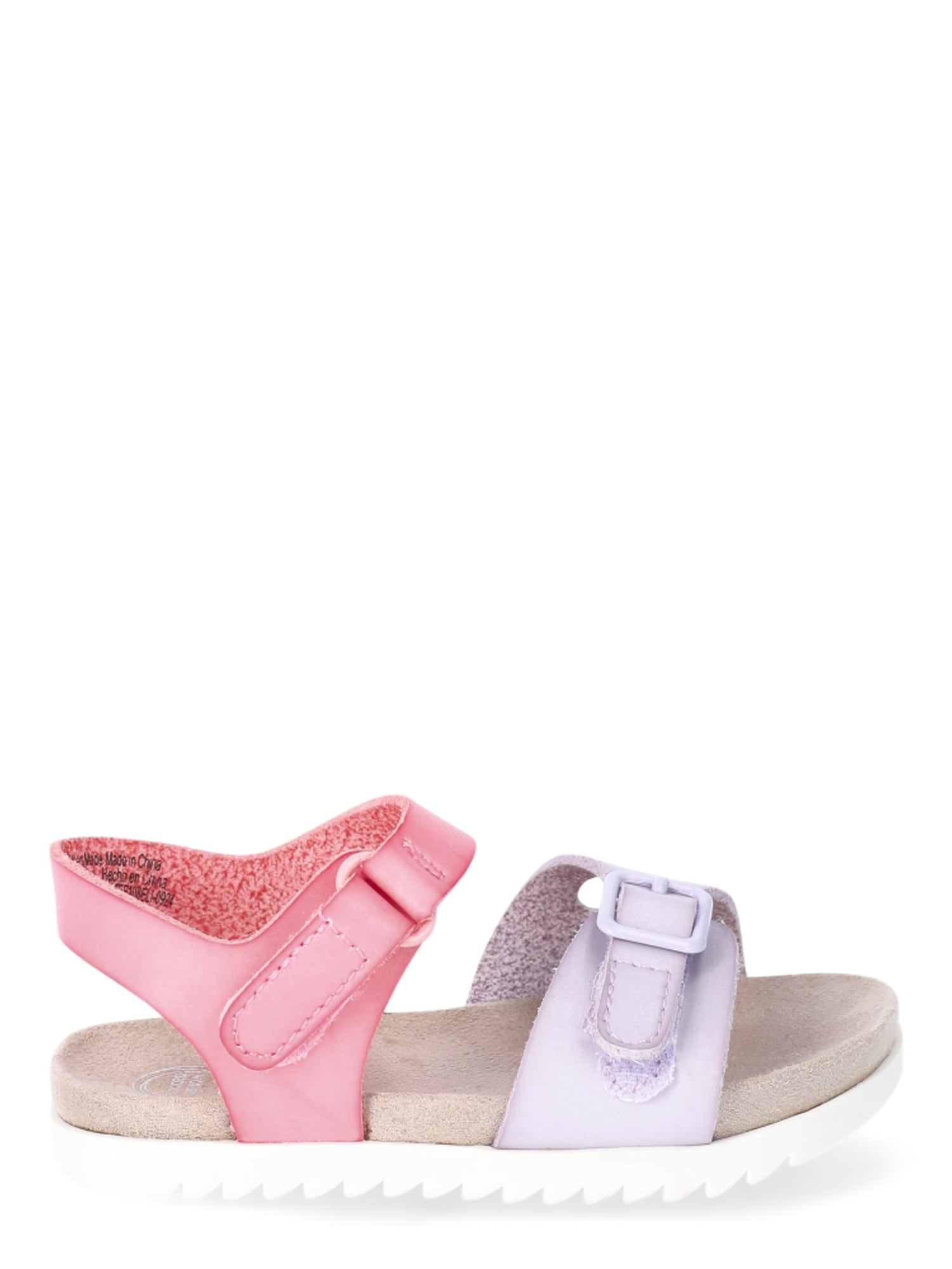 Wonder Nation Baby & Toddler Girls Buckle Sandals