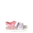 thumbnail image 2 of Wonder Nation Baby & Toddler Girls Buckle Sandals, 2 of 5