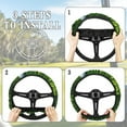 thumbnail image 6 of Jeiento Green Leaves Golf Cart Steering Wheel Covers Non-Slip 14 Inch Steering Wheel Cover Golf Cart Accessories Great Gifts for Golfer, 6 of 7