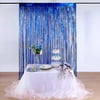 Fringe Door Curtains Royal Blue (3ft x 8 ft)