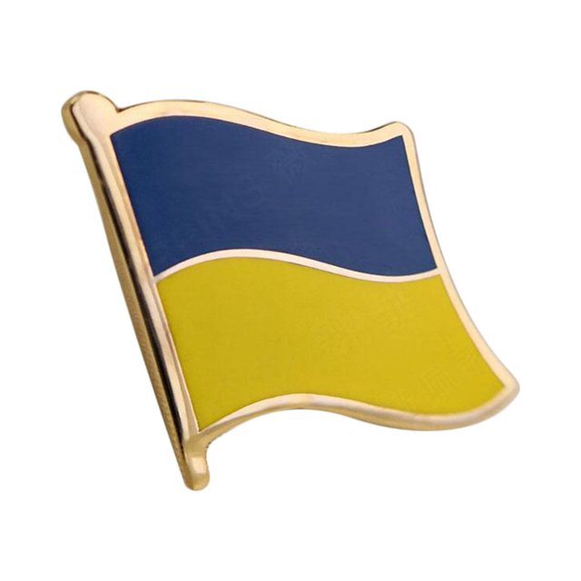 Ucrania Ucrania mapa signo símbolo Banner estilo ropa Pin 3 uds Hugtrwg Para estrenar