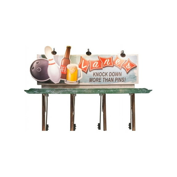 Woodland Scenics HO Lanes Bowling & Bar WOOJP5796 HO Accessories