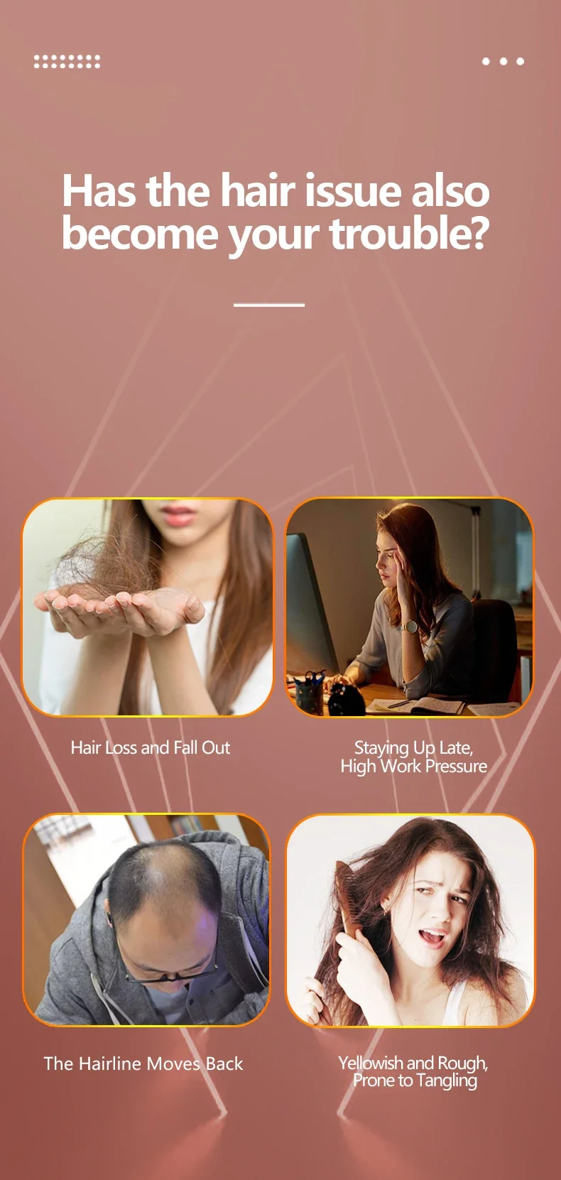Professional LED Red Light Therapy Hair Growth Comb - Dual-Wavelength Scalp Massager for Thicker Hair and Anti-Hair Loss, At-Home Hair Care Treatment