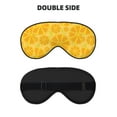 thumbnail image 2 of PAYOHTO Fruit Background Orange Soft Sleep Mask Comfort Pure Silk Eye Cover for Travel Office Camping, 2 of 7