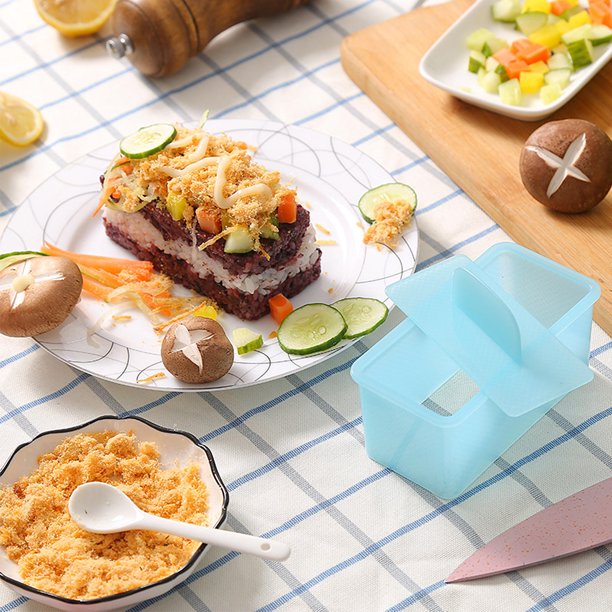 unbranded 2Ud Para Bolas De Arroz Y Sushi Plástico Ecológico Ideal Para Fiestas Y Viajes