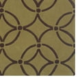 thumbnail image 4 of Linon Home Decor Trio Area Rug Collection, Chocolate and Blue, 5' x 7', 4 of 4