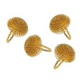 thumbnail image 1 of Gold Aster Napkin Rings - Set of 4, 1 of 1