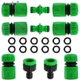 thumbnail image 2 of Garden Watering Hose ABS Quick Connector 1/2” End Double Male Hose Coupling Joint Adapter Extender Set For Hose Pipe Tube, 2 of 7