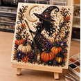 thumbnail image 6 of Halloween Ghost Pearl Art DIY Kit, Pearl Painting Kits for Adults, Pearls Diamond Art, Spooky-Cute Design, Fall Home Decor, Wall Art, Adults Craft Kit, 3D DIY Pearl Painting, 6 of 7