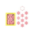 thumbnail image 4 of 9 Pcs/set Cookie Cutters Plastic Christmas Snowflake Pressable Biscuit Mold Cookie Stamp Kitchen Baking Pastry Bakeware, 4 of 11