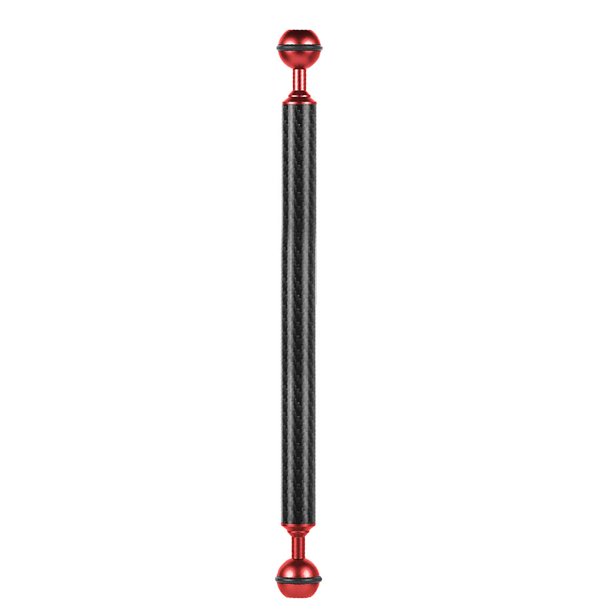 11 Pulgadas Flotador de Aleación de Aluminio de Doble Bola Flotante rojo Baoblaze Clip de cámara de buceo