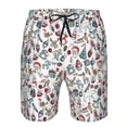 thumbnail image 3 of Salouo Christmas Elements Pattern Swim Trunks for Men,Men's Hawaiian Bathing Suit Swimsuits Quick Dry Swimming Board Shorts Beach Shorts with Pockets-XX-Large, 3 of 6