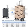 thumbnail image 6 of Daiia Leopard Print Luggage Cover, Thickened Washable Travel Luggage Covers, Elastic Unique Baggage Covers for 18-20 inch Luggage-X-Large, 6 of 9