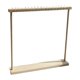 thumbnail image 1 of Soporte para collares con ganchos, base antideslizante para armar, organizador de joyas. color de la madera, 1 of 9